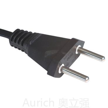 瑞士插頭，兩芯插頭電源線，SEV電源線廠家