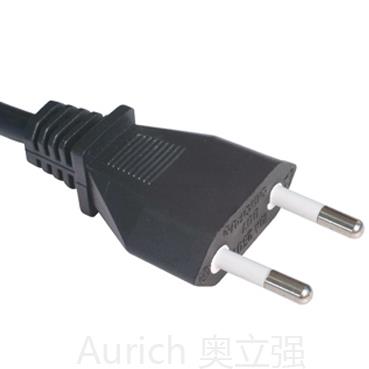 意大利電源線插頭，兩芯插頭電源線，IMQ電源線廠家